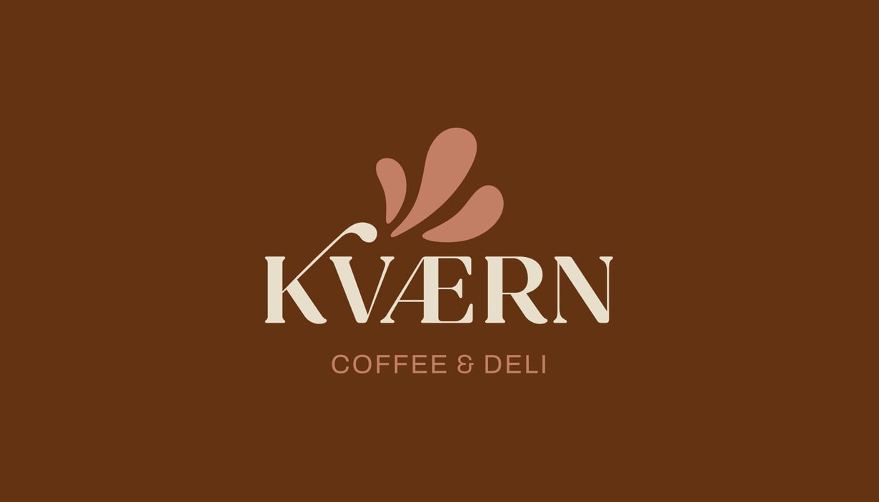 Logo, Kværn - coffee and deli