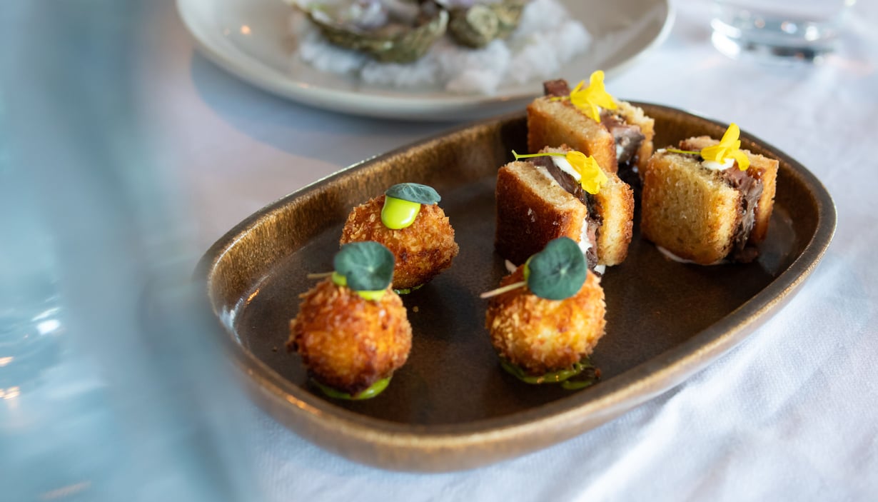 Eksempel på retter i restaurant Nord.