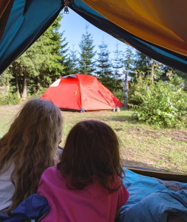 På camping i den norske natur