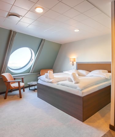 Commodore De Luxe med havudsig