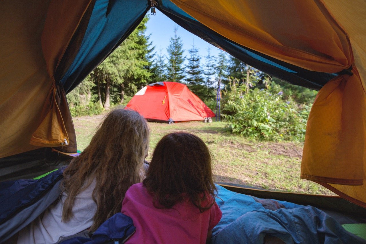 På camping i den norske natur
