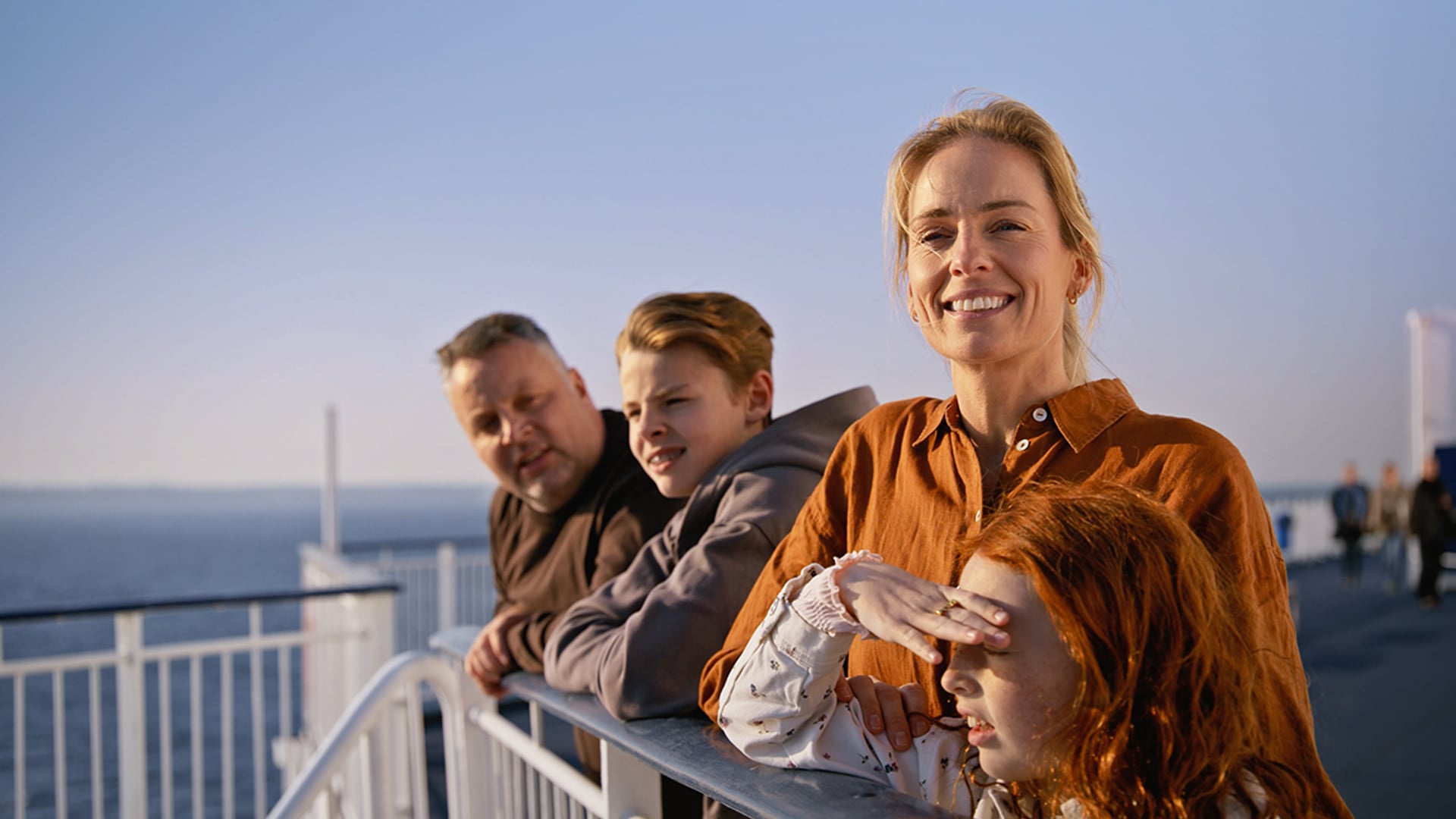 Hero familie om bord