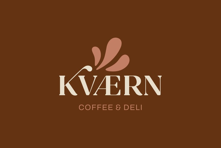 Logo, Kværn - coffee and deli