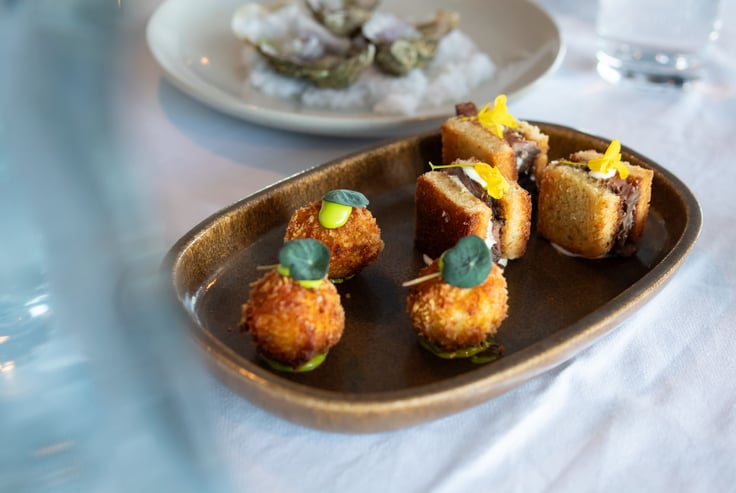 Eksempel på retter i restaurant Nord.