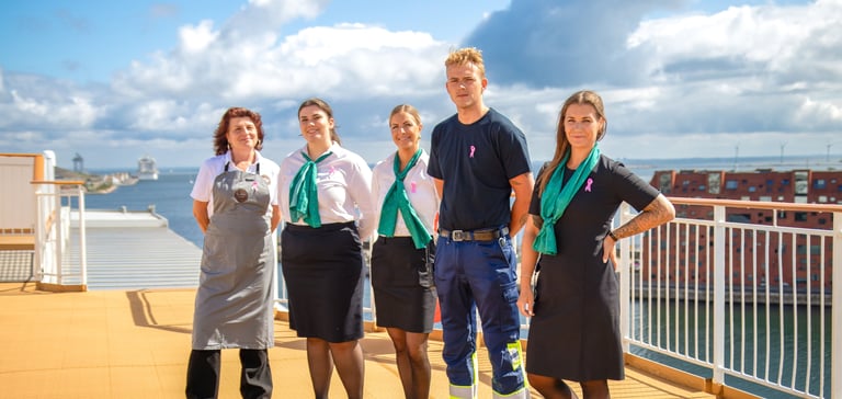 Staff together against cancer