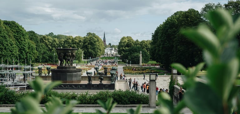 Vigelandparken Oslo Sommer