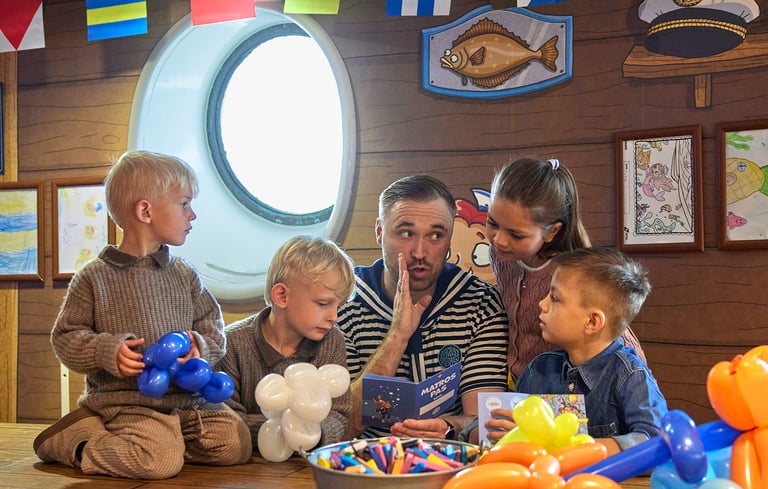Børn i “matrosklubben"