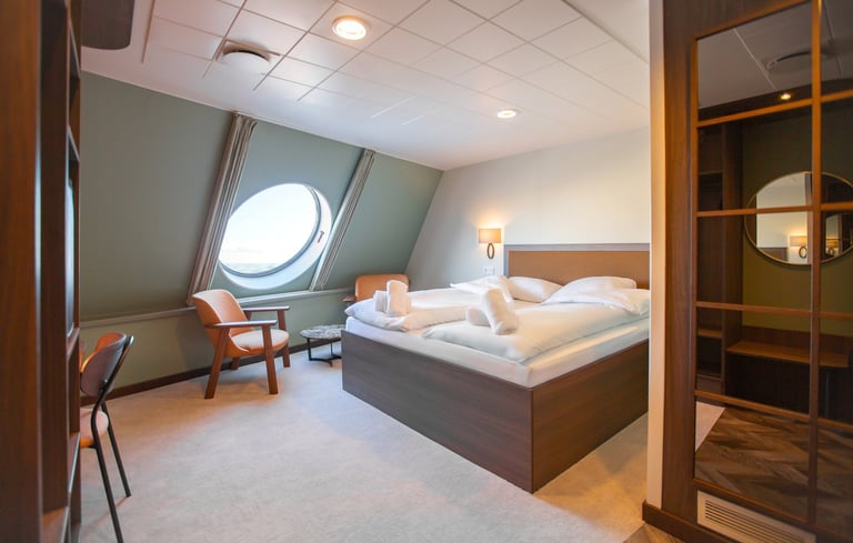 Commodore De Luxe med havudsig