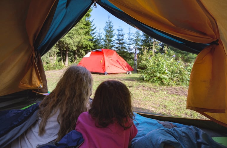 På camping i den norske natur